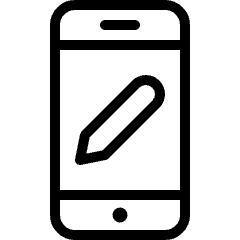 Phone Action Edit 1 Icon from Ultimate Light Set