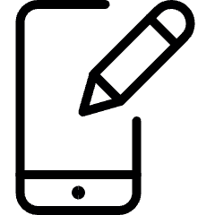 Phone Action Edit 2 Icon from Ultimate Light Set