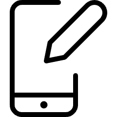 Phone Action Edit 3 Icon from Ultimate Light Set