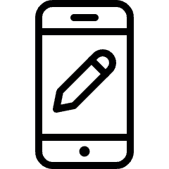 Phone Action Edit Icon from Ultimate Light Set