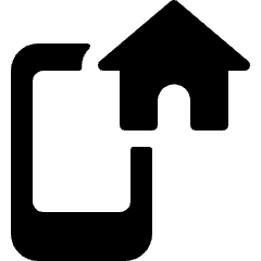 Phone Action Home 1 Icon from Ultimate Bold Set