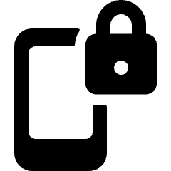 Phone Action Lock 1 Icon from Ultimate Bold Set