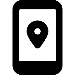 Phone Action Navigation Pin Icon from Ultimate Bold Set
