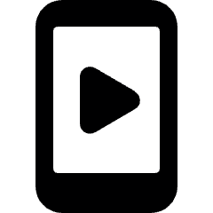 Phone Action Play Icon from Ultimate Bold Set