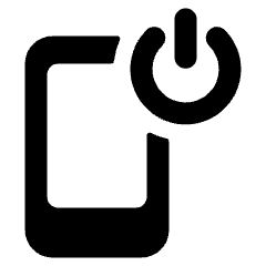 Phone Action Power Switch 1 Icon from Ultimate Bold Set