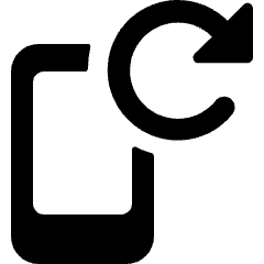 Phone Action Refresh 1 Icon from Ultimate Bold Set