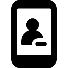 Phone Action Remove User Icon from Ultimate Bold Set