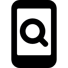 Phone Action Search 1 Icon from Ultimate Bold Set
