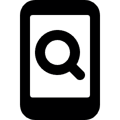 Phone Action Search Icon from Ultimate Bold Set