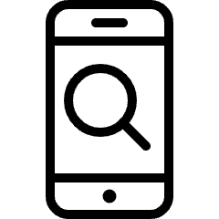 Phone Action Search Icon from Ultimate Light Set