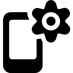 Phone Action Settings 1 Icon from Ultimate Bold Set
