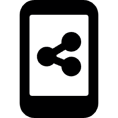 Phone Action Share Icon from Ultimate Bold Set