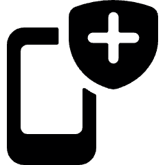 Phone Action Shield 1 Icon from Ultimate Bold Set