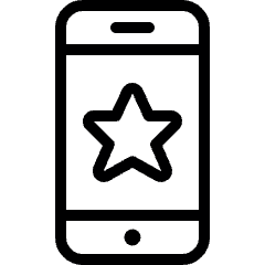 Phone Action Star Icon from Ultimate Light Set