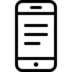 Phone Action Text Icon from Ultimate Light Set