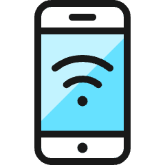 Phone Action Wifi Icon from Ultimate Colors Set