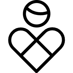 Phone Digital Well Being Heart 1 Icon from Ultimate Light Set