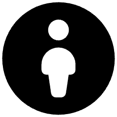 By Content Sign Icon from Ultimate Bold Set