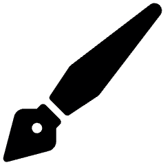 Content Ink Pen Icon from Ultimate Bold Set
