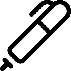 Content Pen 1 Icon from Ultimate Regular Set