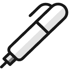 Content Pen 2 Icon from Ultimate Colors Set