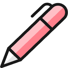 Content Pen 3 Icon from Ultimate Colors Set