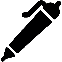Content Pen 5 Icon from Ultimate Bold Set