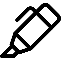 Content Pen 6 Icon from Ultimate Regular Set