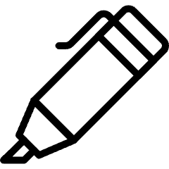 Content Pen 6 Icon from Ultimate Light Set