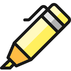 Content Pen 6 Icon from Ultimate Colors Set
