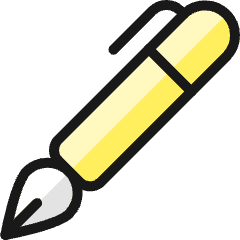 Content Pen Icon from Ultimate Colors Set