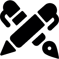 Content Pen Double Icon from Ultimate Bold Set