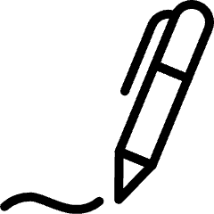 Content Pen Write 1 Icon from Ultimate Light Set