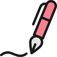 Content Pen Write 3 Icon from Ultimate Colors Set