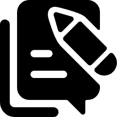 Content Pencil Write Icon from Ultimate Bold Set