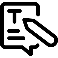 Content Pencil Write Icon from Ultimate Regular Set