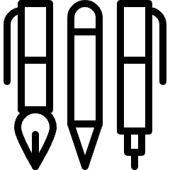 Content Pens Icon from Ultimate Light Set