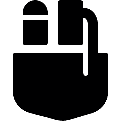 Content Pens Pocket Icon from Ultimate Bold Set
