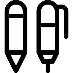 Content Pens Icon from Ultimate Regular Set