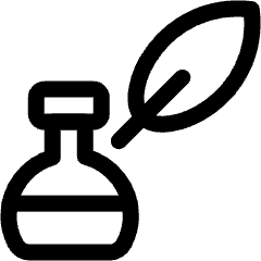Content Quill Ink Icon from Ultimate Regular Set