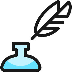 Content Quill Ink Icon from Ultimate Colors Set