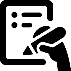 Content Write Icon from Ultimate Bold Set