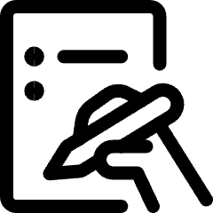 Content Write Icon from Ultimate Regular Set