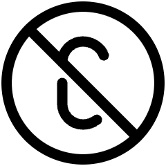 Public Domain Content Sign Icon from Ultimate Regular Set