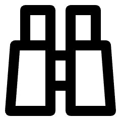 Binocular Icon from Nova Line Set