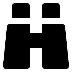 Binocular Icon from Nova Solid Set