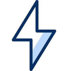 Flash 1 Icon from Cyber Duotone Set