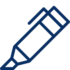 Highlighter Icon from Cyber Line Set