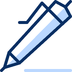 Pen 1 Icon from Cyber Duotone Set