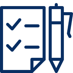 Pen Checklist Icon from Cyber Line Set